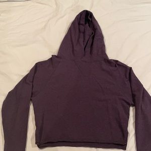 Lulu lemon cropped purple sweatshirt